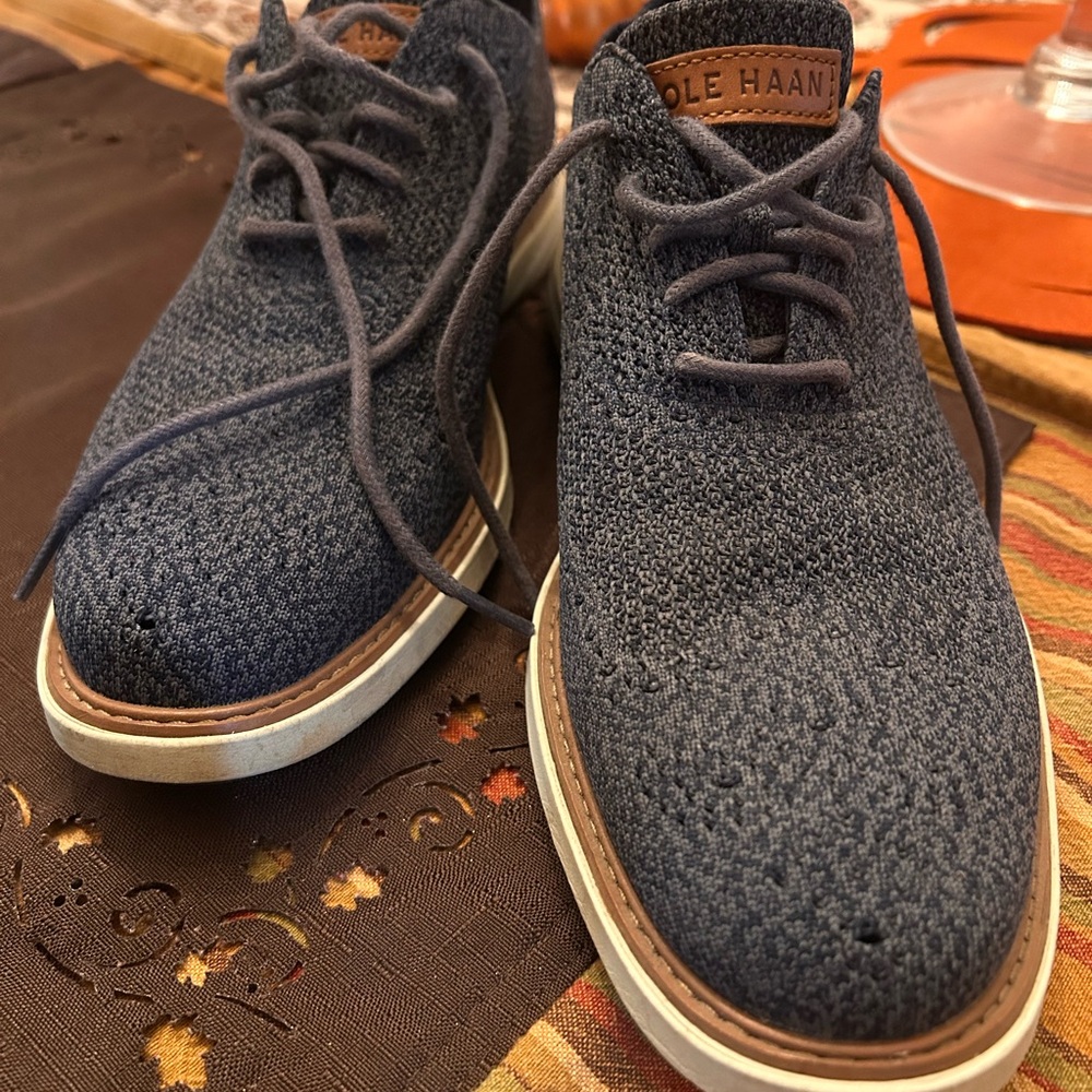 Cole Haan Men's Blue Knit Shoes